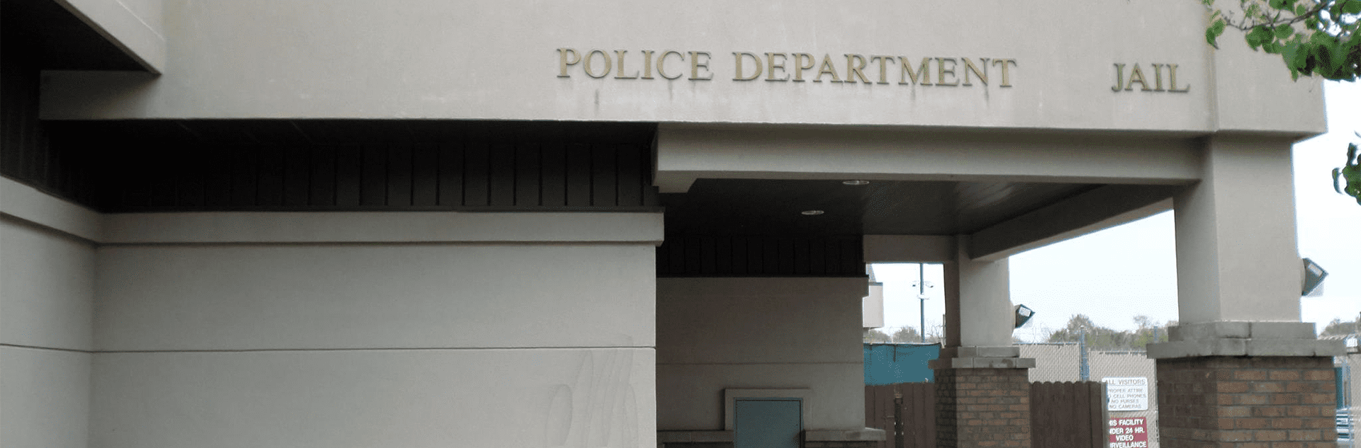 Entrance to the Patterson Police Department Jail.